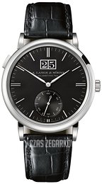 A. Lange & Söhne Saxonia Czarny/Skóra Ø39 mm 381.029