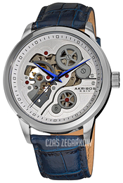 Akribos XXIV Mechanical Biały/Skóra Ø44 mm AK538BU