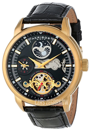 Akribos XXIV Czarny/Skóra Ø45 mm AK541YG