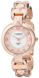 Akribos XXIV Diamond Różowe złoto/Stal w kolorze różowego złota Ø31 mm AK755RG