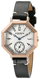 Akribos XXIV Biały/Skóra AK771BKR