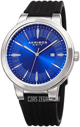 Akribos XXIV Tire Tread Niebieski/Guma Ø45 mm AK1007SSBU