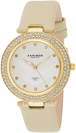 Akribos XXIV Biały/Skóra Ø36 mm AK1008YG