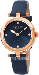 Akribos XXIV Diamond Niebieski/Skóra Ø34 mm AK1044BU
