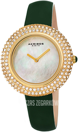Akribos XXIV Crystal Biały/Skóra Ø36 mm AK1049GN