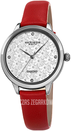 Akribos XXIV Diamond Srebrny/Skóra Ø34 mm AK1051RD