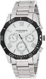 Akribos XXIV Multi-Function Biały/Stal Ø42 mm AK1054SS