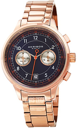 Akribos XXIV Multi-Function Niebieski/Stal w kolorze różowego złota Ø43 mm AK1071RGBU