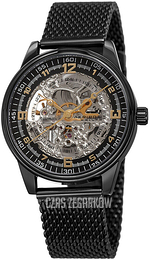 Akribos XXIV Mechanical Czarny/Stal Ø41 mm AK1074BK