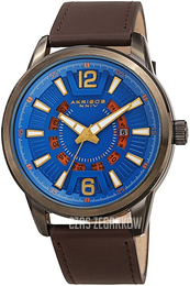 Akribos XXIV Wheel Niebieski/Skóra Ø45 mm AK1079BUBR