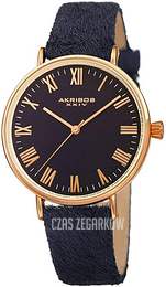 Akribos XXIV Classic Niebieski/Skóra Ø36 mm AK1081BU