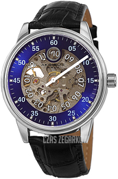 Akribos XXIV Mechanical Niebieski/Skóra Ø41 mm AK1111SSBU