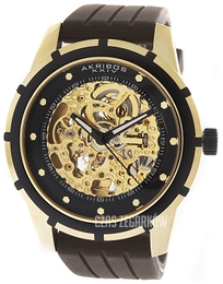 Akribos XXIV Premier Szkieletowa tarczy/Guma Ø44.5 mm AK444YG