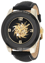 Akribos XXIV Premier Czarny/Skóra Ø50 mm AK448YG