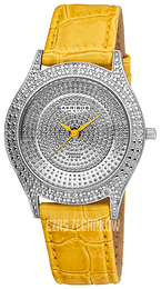 Akribos XXIV Diamond Srebrny/Skóra Ø35.7 mm AK464YL