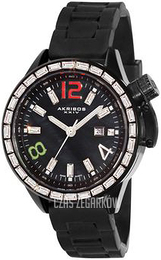 Akribos XXIV Czarny/Guma Ø45.2 mm AK468BK