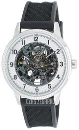 Akribos XXIV Premier Biały/Guma Ø42.5 mm AK481SS