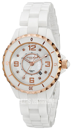 Akribos XXIV Ceramic Biały/Czeramiczna Ø34 mm AK485WTR