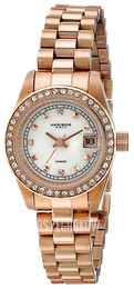 Akribos XXIV Diamond Biały/Stal w kolorze różowego złota Ø26 mm AK489RG