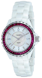 Akribos XXIV Ceramic Srebrny/Czeramiczna Ø39 mm AK498PK