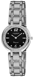 Akribos XXIV Diamond Czarny/Stal Ø26.5 mm AK513BK