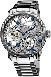 Akribos XXIV Szkieletowa tarczy/Stal Ø43 mm AK525SS