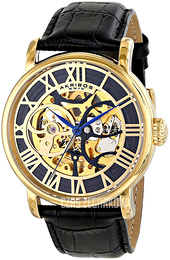 Akribos XXIV Czarny/Skóra Ø45 mm AK540YGB