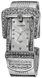 Akribos XXIV Diamond Biały/Stal AK563SS