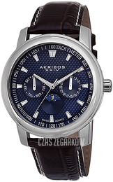 Akribos XXIV Niebieski/Skóra Ø43 mm AK573BU