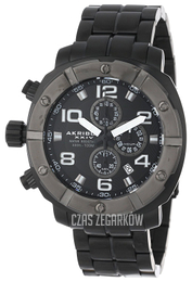 Akribos XXIV Conqueror Czarny/Stal Ø50 mm AK576BK