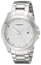 Akribos XXIV Impeccable Biały/Stal Ø42 mm AK578SS