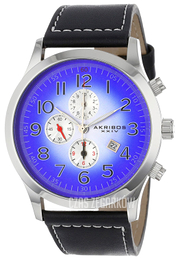 Akribos XXIV Essential Niebieski/Skóra Ø47 mm AK603BU