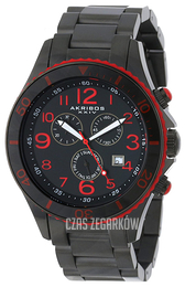 Akribos XXIV Ultimate Czarny/Stal Ø47 mm AK616RD