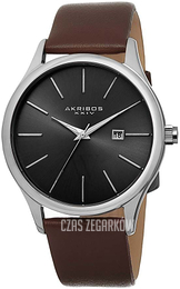 Akribos XXIV Czarny/Skóra Ø44 mm AK618BR