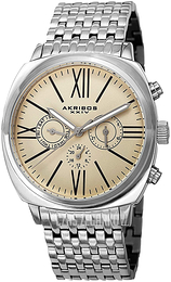 Akribos XXIV Szampański/Stal Ø42.5 mm AK636SSW