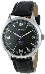 Akribos XXIV Czarny/Skóra Ø40 mm AK637SSB