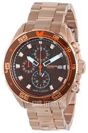 Akribos XXIV Grandiose Brązowy/Stal w kolorze różowego złota Ø46 mm AK646RG