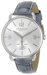 Akribos XXIV Essential Srebrny/Skóra Ø42 mm AK658GY