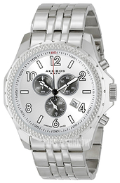 Akribos XXIV Ultimate Srebrny/Stal Ø48 mm AK659SS