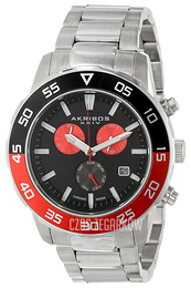 Akribos XXIV Ultimate Czarny/Stal Ø45 mm AK669RD