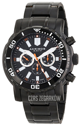 Akribos XXIV Grandiose Czarny/Stal Ø50 mm AK675BK