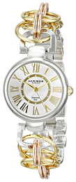Akribos XXIV Diamond Srebrny/Stal w kolorze różowego złota Ø40 mm AK679TRI
