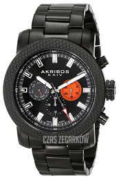 Akribos XXIV Grandiose Czarny/Stal Ø46 mm AK684BK