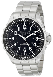 Akribos XXIV Essential Czarny/Stal Ø50 mm AK689BK