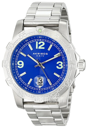 Akribos XXIV Essential Niebieski/Stal Ø46 mm AK696BU