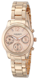 Akribos XXIV Ultimate Różowe złoto/Stal w kolorze różowego złota Ø30 mm AK709RG