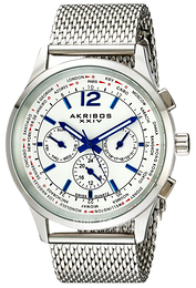 Akribos XXIV Multi-Function Biały/Stal Ø42.5 mm AK716SS