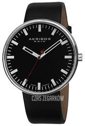 Akribos XXIV Essential Czarny/Skóra Ø43 mm AK733SSB