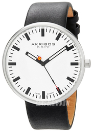 Akribos XXIV Essential Biały/Skóra Ø43 mm AK733WT