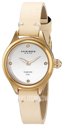 Akribos XXIV Diamond Srebrny/Skóra Ø26 mm AK750YG